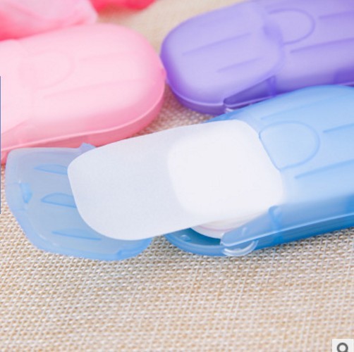 Portable Boxed Mini Disposable Soap Tablets - Perfect for Travel