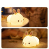 Colorful silicone Rabbit night lights