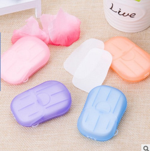 Portable Boxed Mini Disposable Soap Tablets - Perfect for Travel