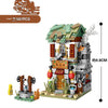 Building Blocks Chinese Culture Theme Assembled Building Blocks Small Particles Street View Building Blocks Children'S Educational Toys