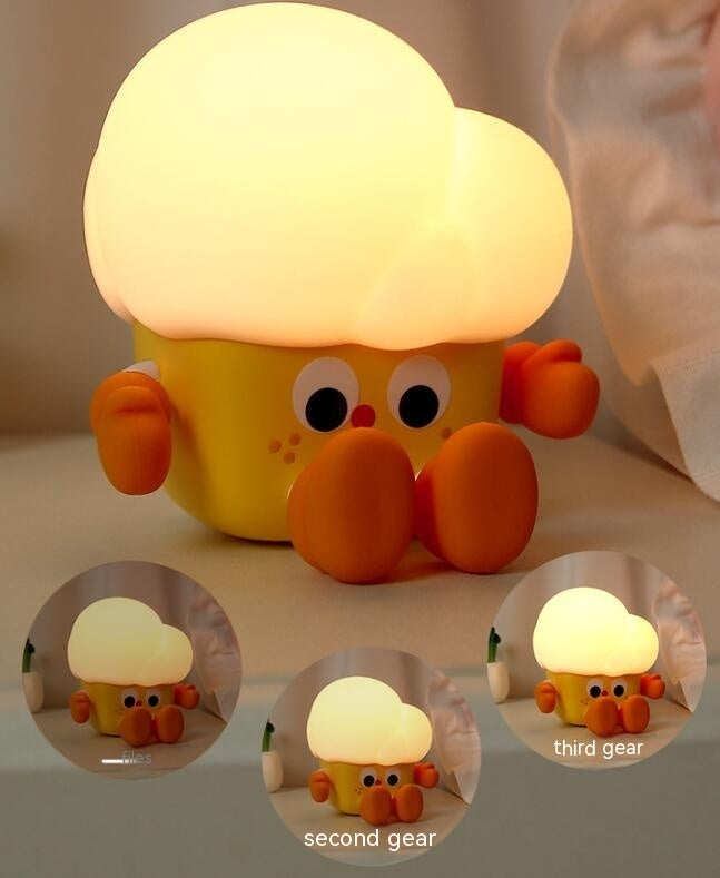 Bedroom Sleeping Popcorn Pat Small Night Lamp Lights