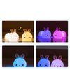 Colorful silicone Rabbit night lights