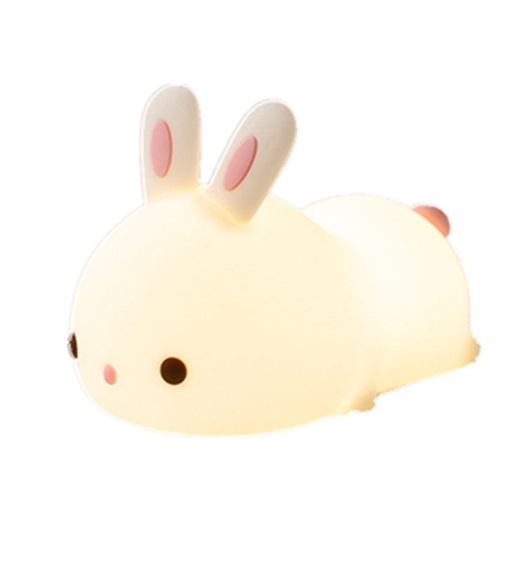 Colorful silicone Rabbit night lights