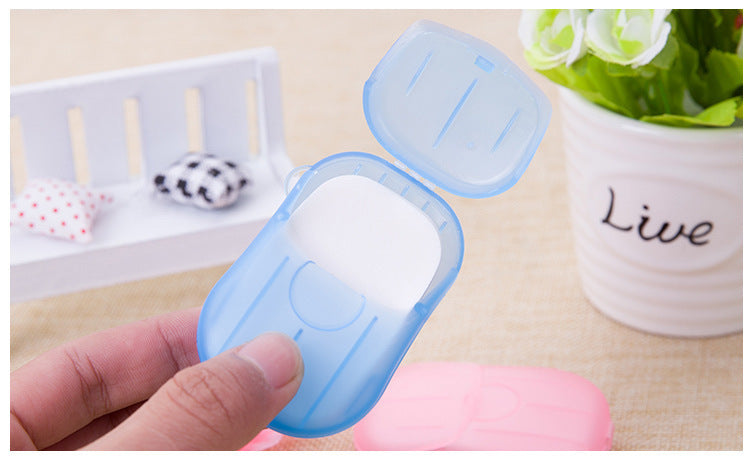 Portable Boxed Mini Disposable Soap Tablets - Perfect for Travel