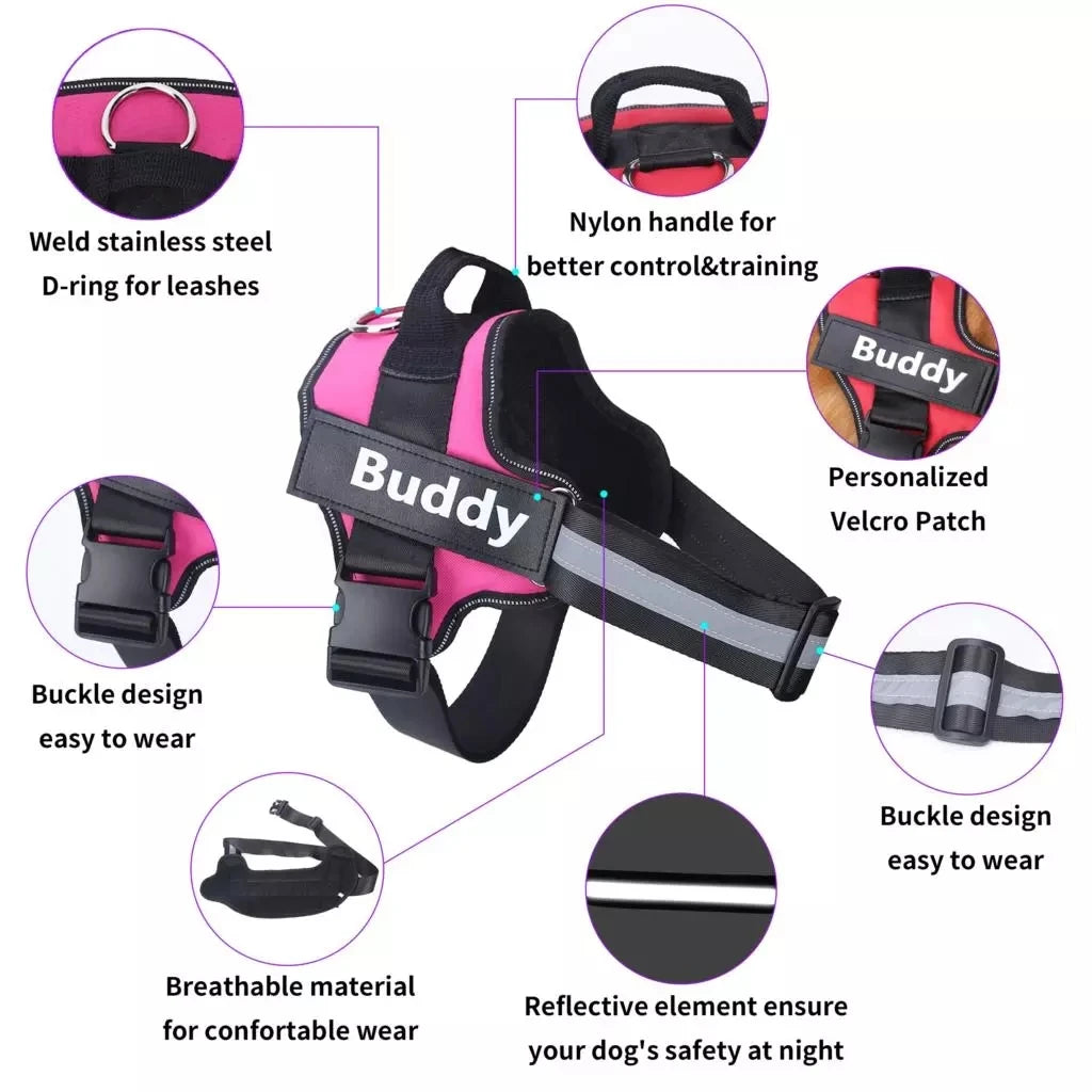 Personalized Dog Harness Vest For Walk