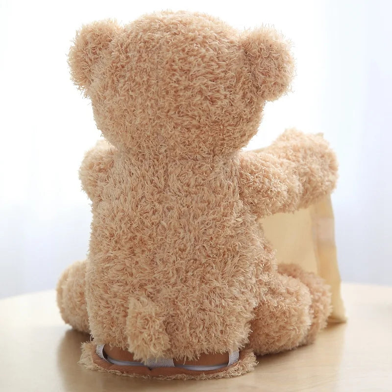 Peek-a-Boo Fun with a Cuddly Bear Companion