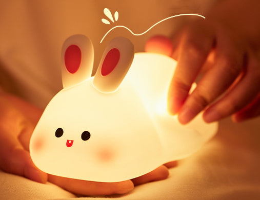 Adorable Rechargeable Sheep Night Light – Silicone, Dimmable, and Perfect for Kids' Room Decor